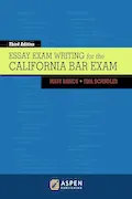 Book Cover: Essay Exam Writing for the California Bar Exam (Bar Review Series)