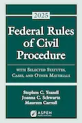Book Cover: Federal Rules of Civil Procedure: With Selected Statutes, Cases, and Other Materials, 2025 (Supplements)