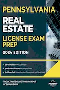 Book Cover: Pennsylvania Real Estate License Exam Prep: Your Complete Study Solution with In-Depth Knowledge, 500 Expertly Explained Questions and Proven Test Strategies (Real Estate License Exam Prep Guides)