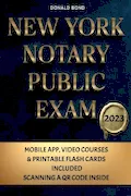 Book Cover: New York Notary Public Exam: Explore Essential Knowledge for Exam Mastery and Jumpstart Your New Career [II EDITION]