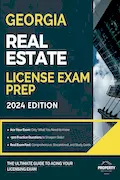 Book Cover: Georgia Real Estate License Exam Prep: Your Complete Study Solution with In-Depth Knowledge, 500 Expertly Explained Questions and Proven Test Strategies (Real Estate License Exam Prep Guides)