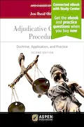 Book Cover: Adjudicative Criminal Procedure: Doctrine, Application, and Practice [Connected eBook with Study Center] (Aspen Casebook)