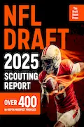Book Cover: NFL Draft 2025 Scouting Report: Over 400 In-Depth Prospect Profiles with Advanced Stats, Scouting Grades & Ideal Team Fits to Predict the Next NFL Stars