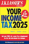Book Cover: J.K. Lasser's Your Income Tax 2025: For Preparing Your 2024 Tax Return