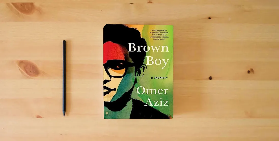 The book Brown Boy: A Memoir} is on the table