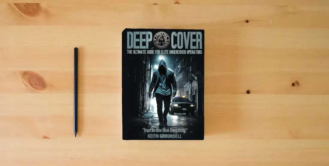 The book Deep Cover: The Ultimate Guide for Elite Undercover Operators} is on the table