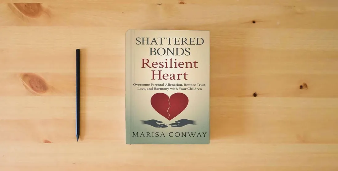 The book Shattered Bonds Resilient Heart} is on the table