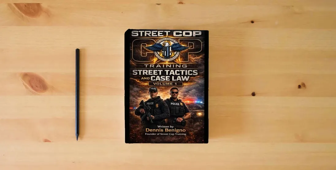 The book Street Tactics and Case Law Volume 1} is on the table