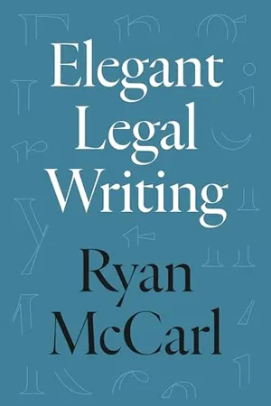 Book Cover: Elegant Legal Writing