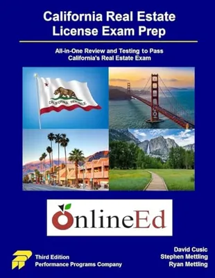 Book Cover: California Real Estate License Exam Prep: OnlineEd Edition