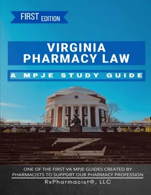 Book Cover: Virginia Pharmacy Law: A MPJE® Study Guide