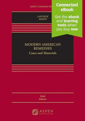 Book Cover: Modern American Remedies: Cases and Materials Connected Ebook (Aspen Casebook)