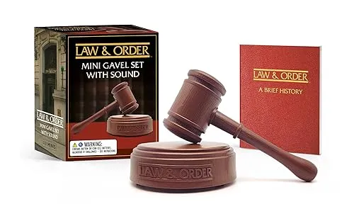 Book Cover: Law & Order: Mini Gavel Set with Sound (RP Minis)