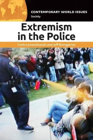 Book Cover: Extremism in the Police: A Reference Handbook (Contemporary World Issues)