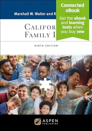Book Cover: California Family Law: [Connected Ebook] (Aspen Paralegal) (Aspen Paralegal Series)