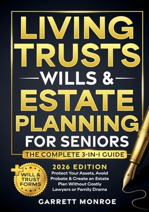 Living Trusts, Wills & Estate Planning for Seniors - The Complete 3-in-1 Guide: Protect Your Assets, Avoid Probate & Create an Estate Plan Without Costly Lawyers or Family Drama (+Will & Trust Forms) Book Cover: Living Trusts, Wills & Estate Planning for Seniors - The Complete 3-in-1 Guide: Protect Your Assets, Avoid Probate & Create an Estate Plan Without Costly Lawyers or Family Drama (+Will & Trust Forms)