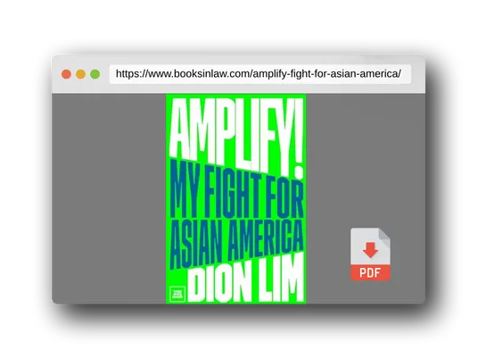 PDF Preview of the book Amplify!: My Fight for Asian America