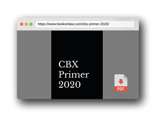 PDF Preview of the book CBX Primer 2020
