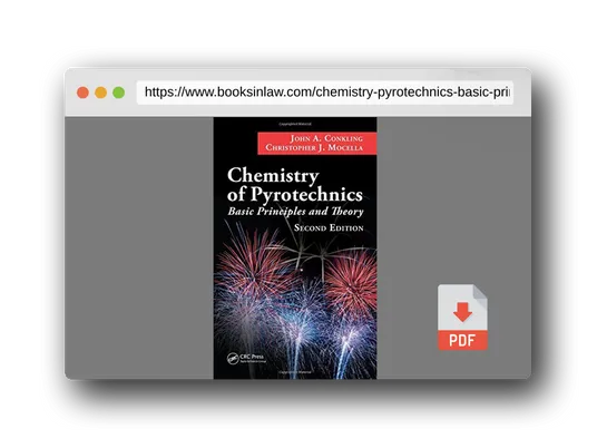 PDF Preview of the book Chemistry of Pyrotechnics: Basic Principles and Theory, Second Edition