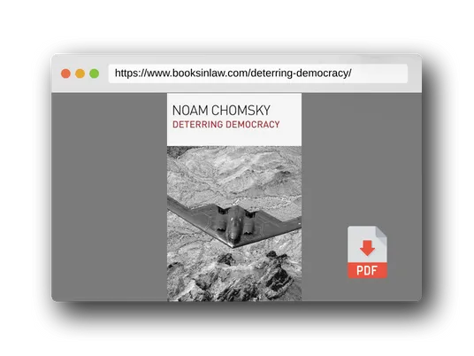 PDF Preview of the book Deterring Democracy