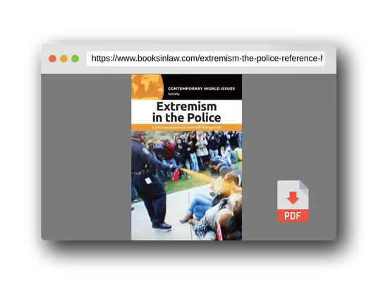 PDF Preview of the book Extremism in the Police: A Reference Handbook (Contemporary World Issues)