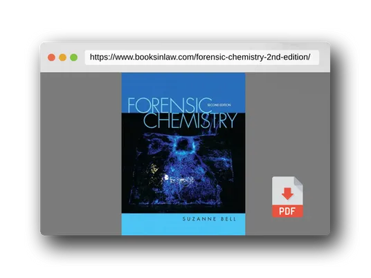 PDF Preview of the book Forensic Chemistry (2nd Edition)