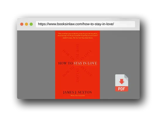 PDF Preview of the book How to Stay in Love