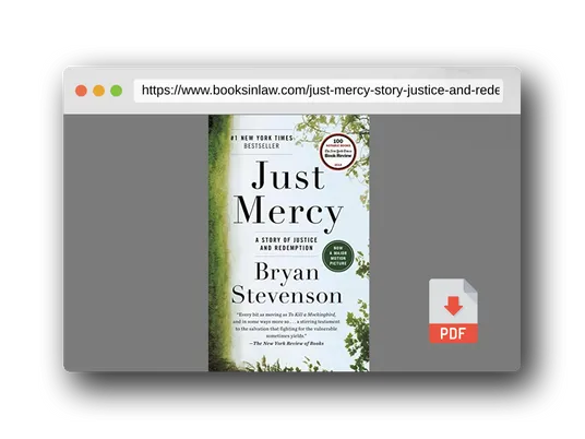 PDF Preview of the book Just Mercy: A Story of Justice and Redemption