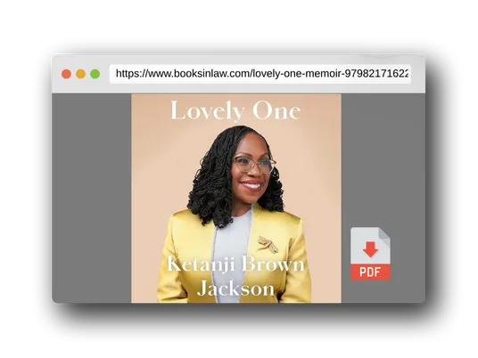 PDF Preview of the book Lovely One: A Memoir