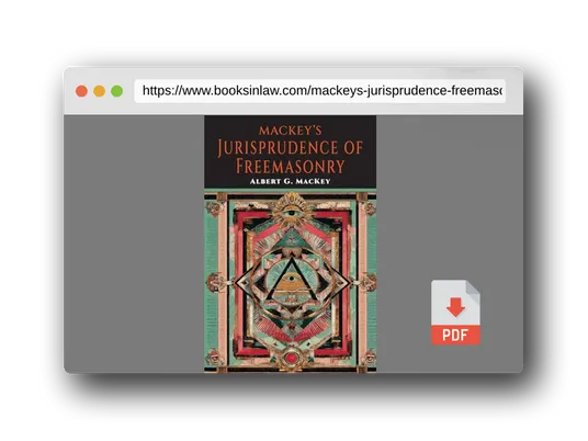 PDF Preview of the book Mackeys Jurisprudence of Freemasonry