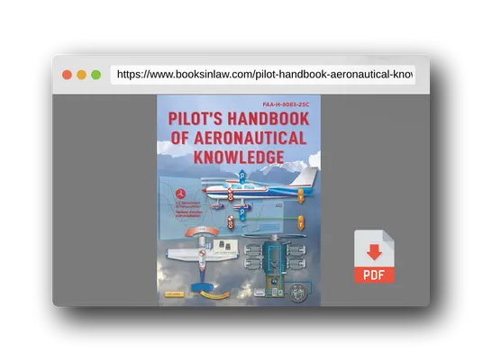 PDF Preview of the book Pilot's Handbook of Aeronautical Knowledge: FAA-H-8083-25C