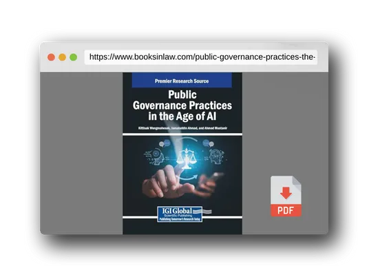 PDF Preview of the book Public Governance Practices in the Age of AI