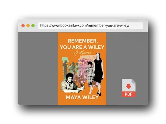 PDF Preview of the book Remember, You Are a Wiley