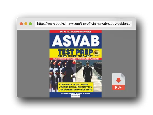 PDF Preview of the book THE OFFICIAL ASVAB STUDY GUIDE: 25 Complete Practice Tests + The Proven Path to ASVAB Mastery and Military Career Success (THE OFFICIAL ASVAB and ACT EXAM PREP)