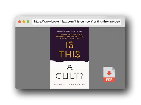 PDF Preview of the book Is This a Cult?: Confronting the Line between Transformation and Exploitation