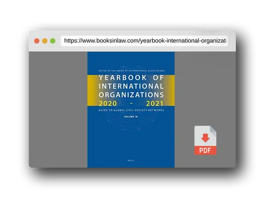PDF Preview of the book Yearbook of International Organizations 2020-2021, Volumes 1A & 1B (SET)
