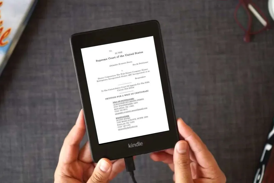 Read Online Alejandro Evaristo Perez, Petitioner v. Disney Corporation; The Walt Disney Company, et al., PETITION FOR A WRIT OF CERTIORARI: ON PETITION FOR A WRIT ... OF APPEALS FOR THE FIFTH CIRCUIT (#24-20354) as a Kindle eBook