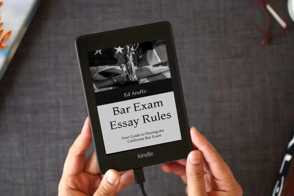 Read Online Bar Exam Essay Rules: Your Guide to Passing the Bar Exam as a Kindle eBook