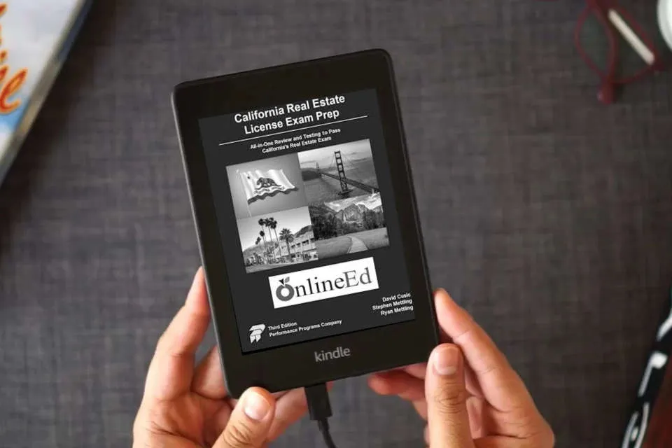 Read Online California Real Estate License Exam Prep: OnlineEd Edition as a Kindle eBook