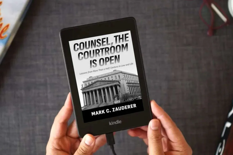 Read Online Counsel, the Courtroom Is Open: Lessons from More Than a Half-Century in Law and Life as a Kindle eBook