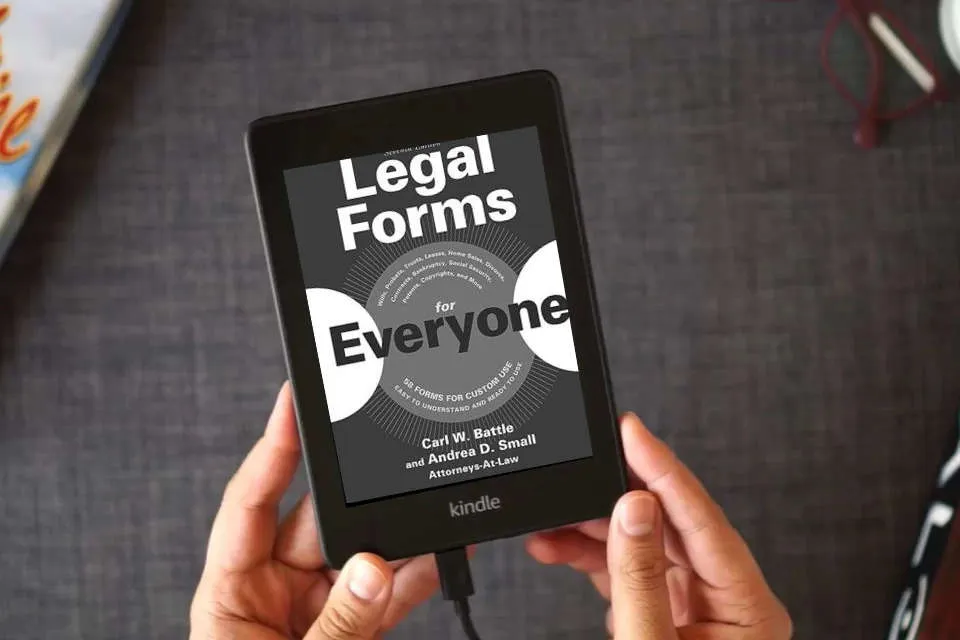 Read Online Legal Forms for Everyone: Wills, Probate, Trusts, Leases, Home Sales, Divorce, Contracts, Bankruptcy, Social Security, Patents, Copyrights, and More as a Kindle eBook