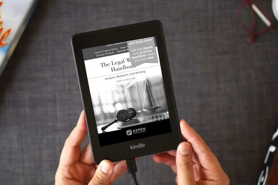 Read Online Legal Writing Handbook: Analysis, Research, and Writing [Connected eBook with Study Center] (Aspen Coursebook Series) as a Kindle eBook