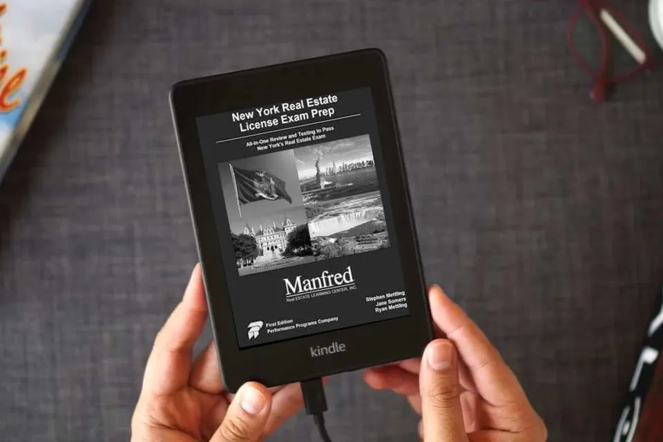 Read Online New York Real Estate License Exam Prep - Manfred Real Estate Learning Center Edition as a Kindle eBook