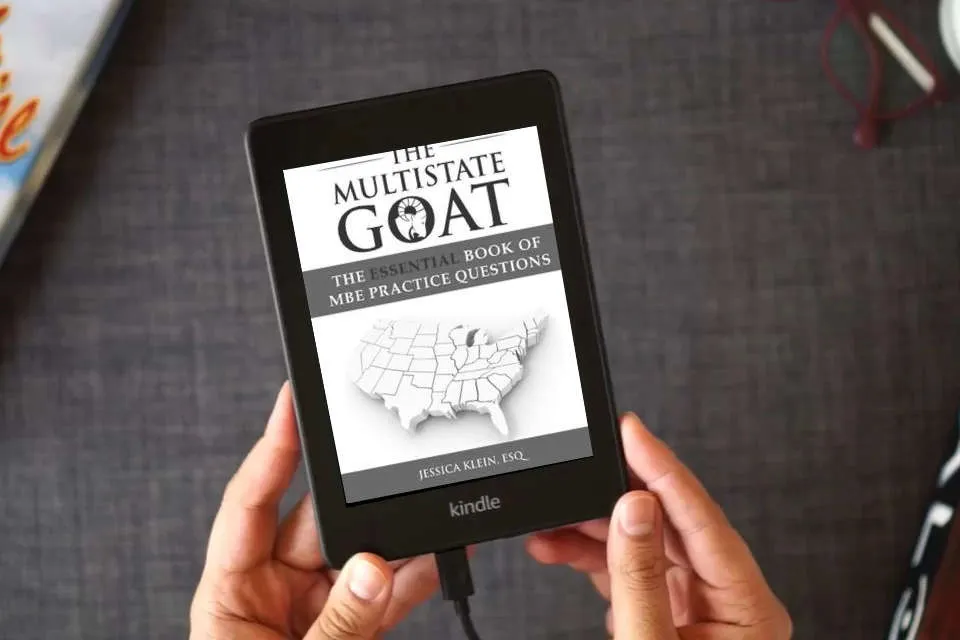 Read Online The Multistate Goat: The Essential Book of MBE Practice Questions as a Kindle eBook